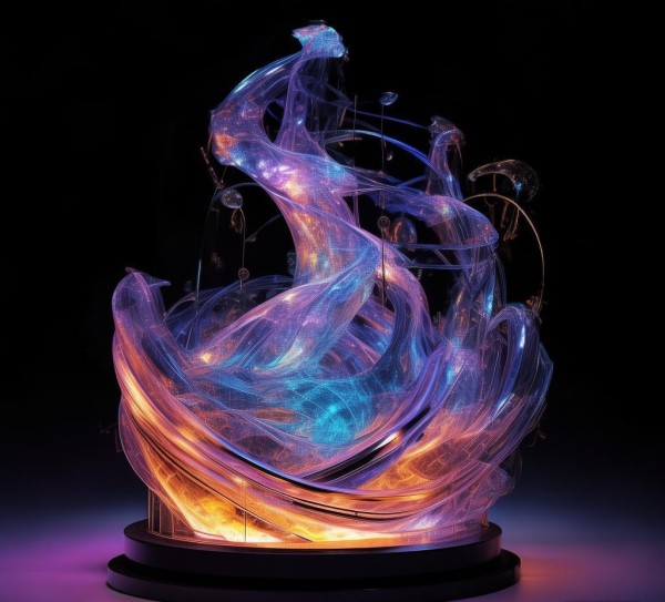 魔幻科技动态摆件,一场视觉与科技的完美融合